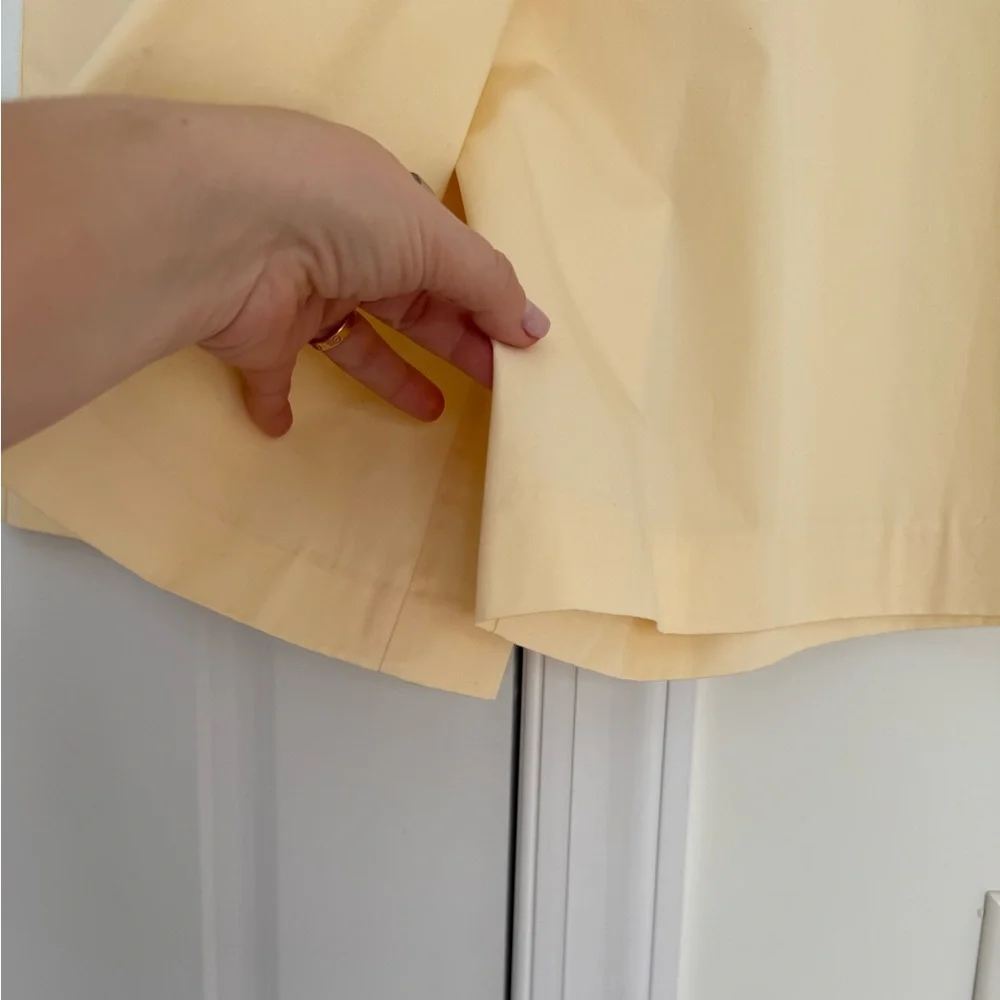 Zara Butter Yellow A-Line Skort